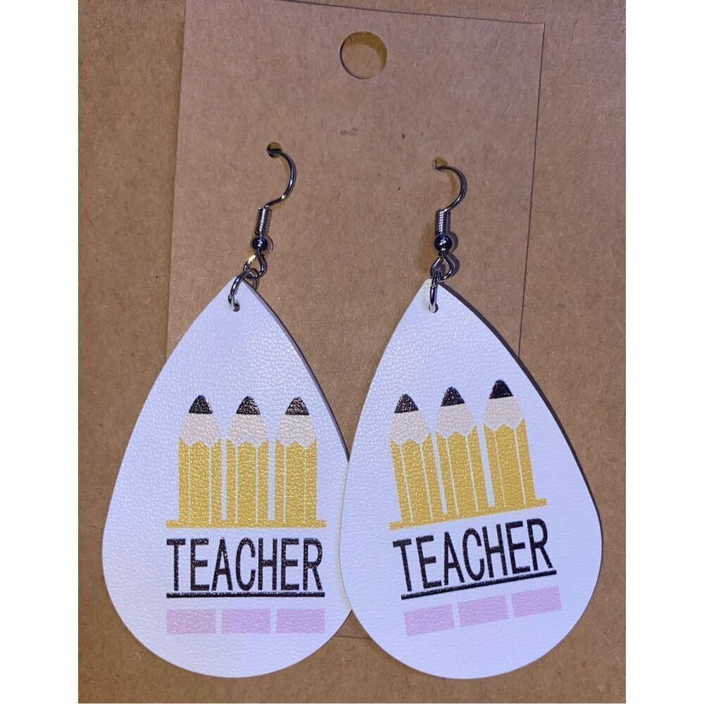 ☀️3/$9☀️ Teacher Teardrop Style Dangle Earrings
